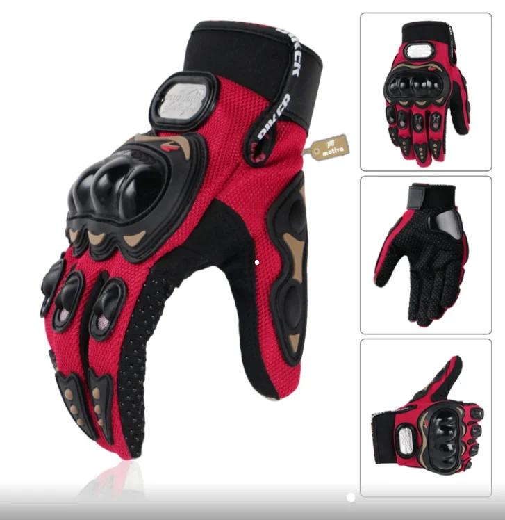 Probiker Motor MPro PR100 Motosiklet Eldiveni Elastik Siyah Dokunmatik