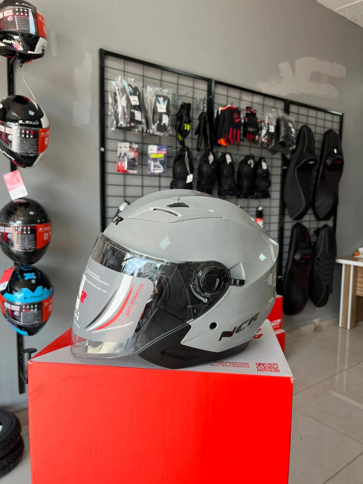 NCR YARIM KASK NARDO GRİ